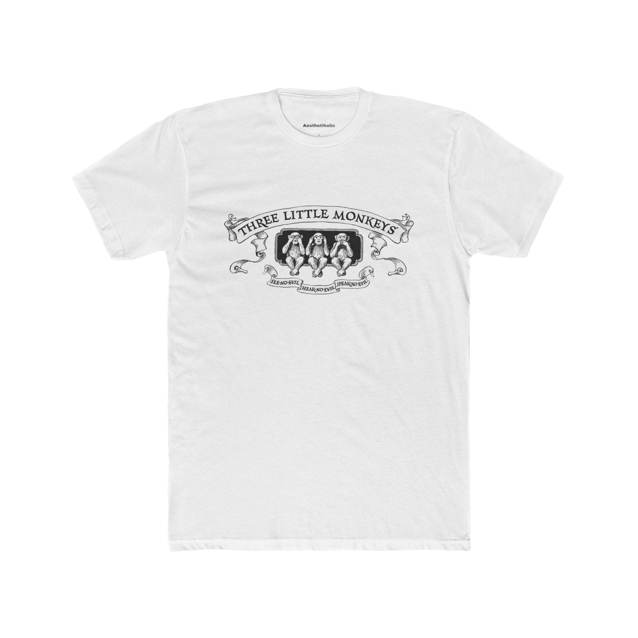 Three little monkeys Unisex Crew Tee